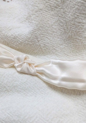 Ivory Satin Silk Bridal Garter from Sienna Wren Bridal
