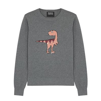 Tracy Embellished Cotton Jumper from Markus Lupfer
