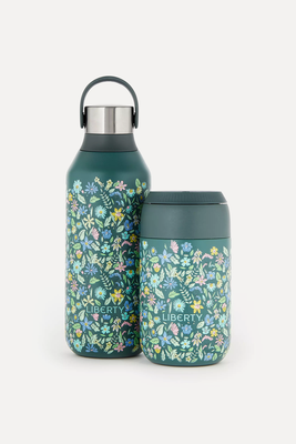 Summer Sprigs Series 2 Water Bottle & Coffee Cup Bundle from Chilly's