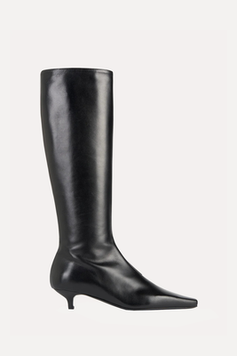 The Slim Leather & Suede Knee-High Boots from Totême