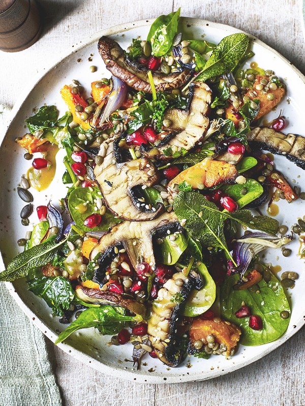 Warm Mushroom Salad