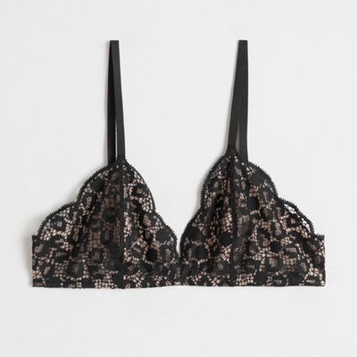 Lace Soft Triangle Bra from & Other Stories