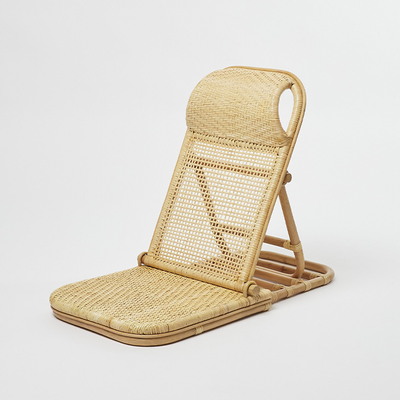 Bali Natural Rattan Tatami Folding Chair from Oliver Bonas