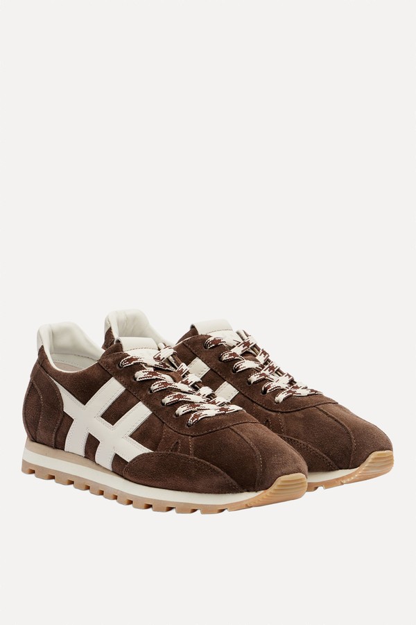 Cool Allacciato H Suede Sneakers from Hogan