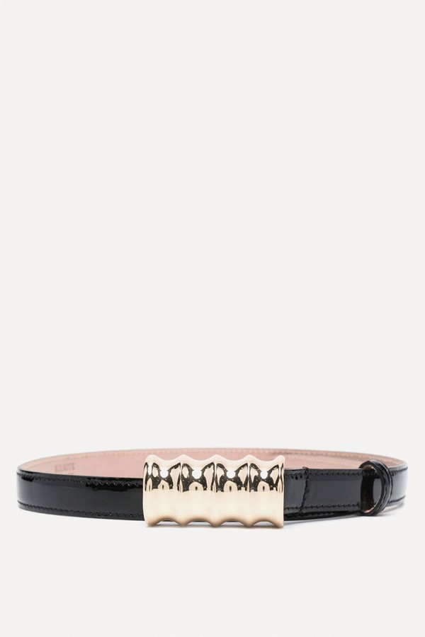The Small Julius Leather Belt from Khaite