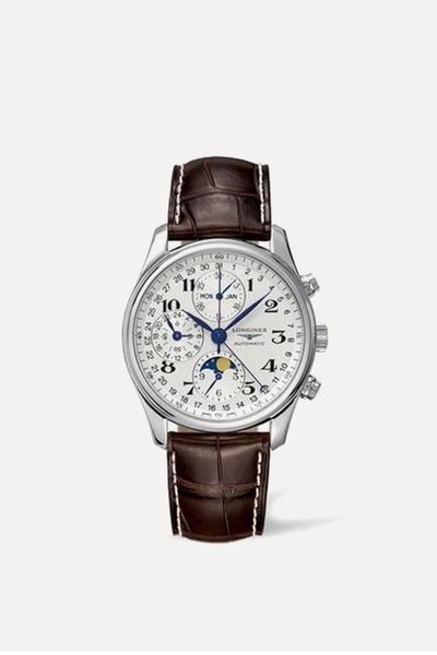 Master Collection Chronograph With Moon Phase Watch from Longines