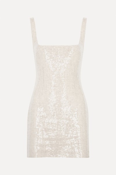 Sior Sequin-Embellished Woven Mini Dress from 16 Arlington