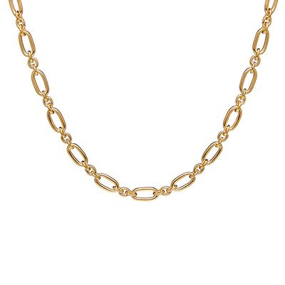 Linked Together Chain Gold Necklace