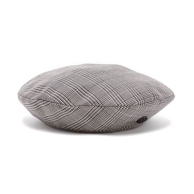 New Billy Prince of Wales-checked Wool-blend Beret from Maison Michel