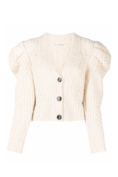 Ruched Button-Down Cardigan from Ulla Johnson