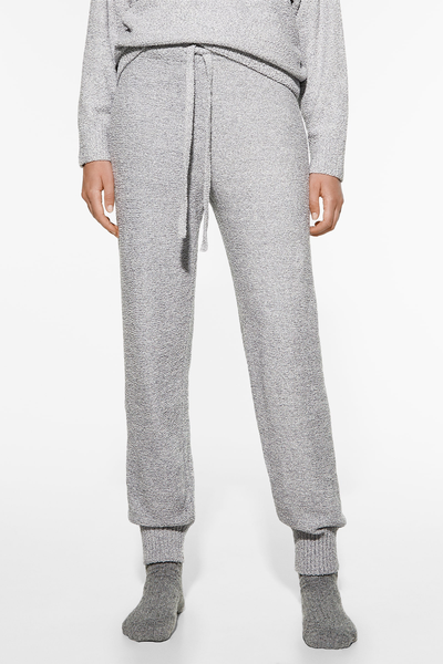 Faux-Shearling Joggers