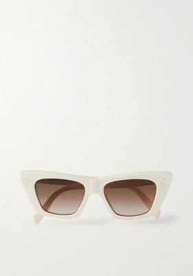 Cat-Eye Acetate Sunglasses from Celine 