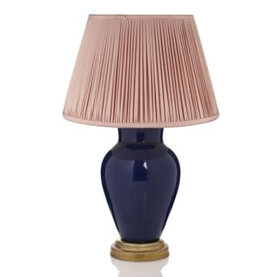 Pleated Silk Lampshade