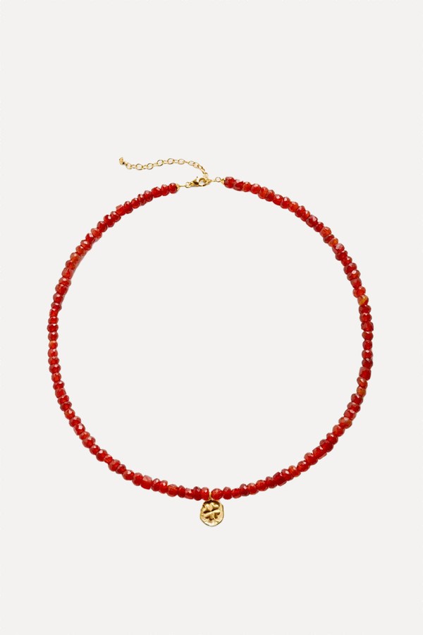 Lucky Gemstone Beaded Necklace from Monica Vinader