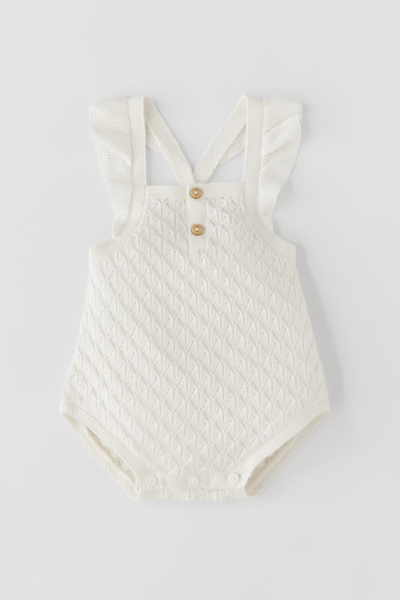 Open-Knit Romper from Zara