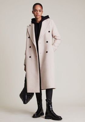 Haylie Wool Blend Coat from All Saints
