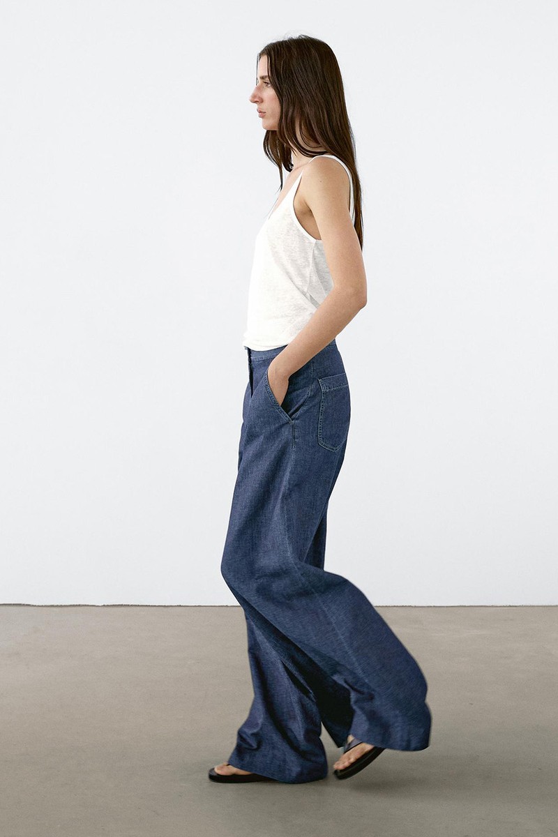High-Waist Super Wide-Leg Jeans