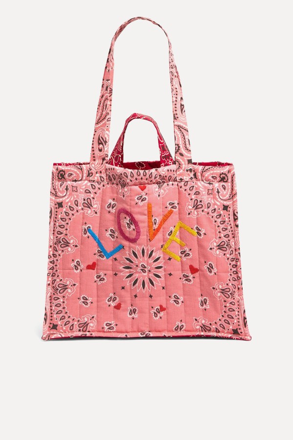 Quilted Love Tote Bag from Call It By Your Name