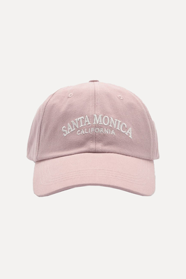 Faded Cap With Santa Monica Embroidery from Pull & Bear