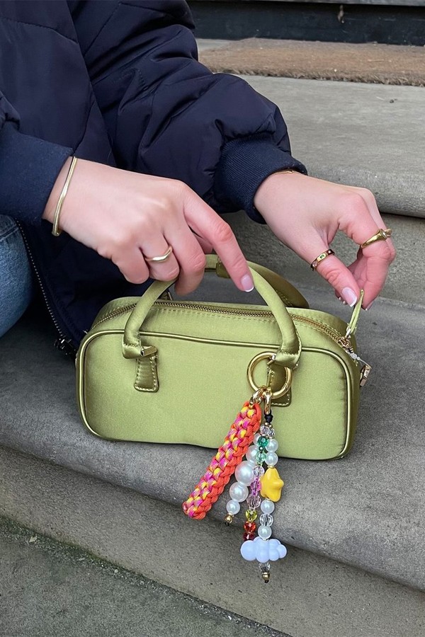 Chasing Rainbows Bag Charm from Lillibetbeads