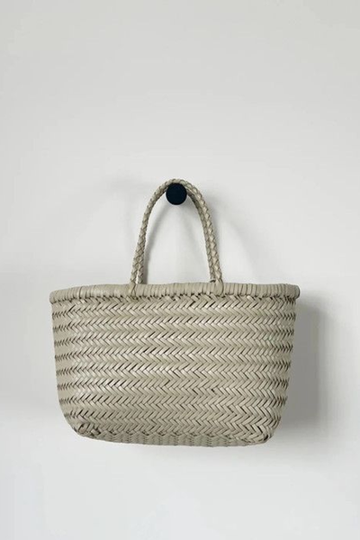 Pearl Gora Leather Tote Bag from Dragon Diffusion