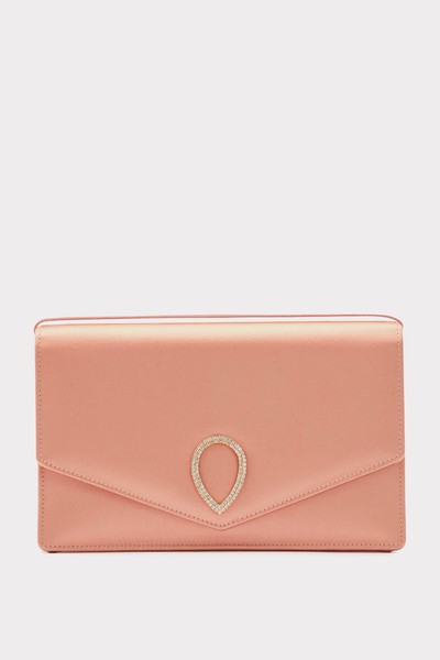 Le 8 - Crystal Buckle Nude Satin