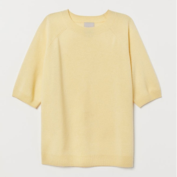 Short-Sleeved Cashmere Jumper from H&M