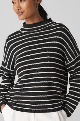 Fine Stripe Relaxed Sweater from Whistles