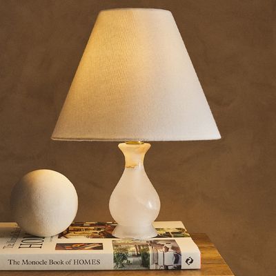 Lamp With Alabaster Base from Zara Home