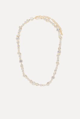 Crystal & 14kt Gold-Vermeil Necklace from CompletedWorks