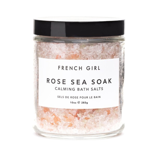 Rose Sea Soak Calming Bath Salts from French Girl