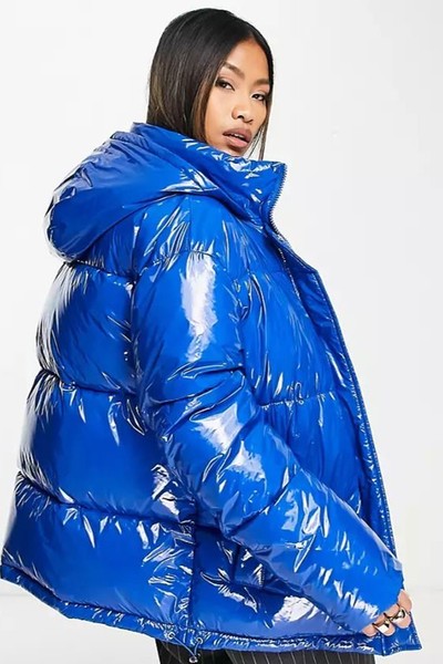 High Shine Puffer Jacket from ASOS Design