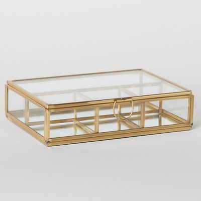 Clear Glass Jewellery Box from H&M