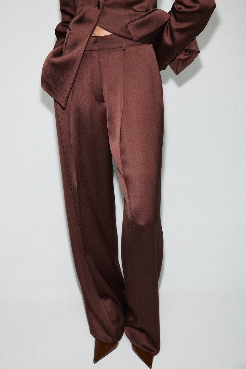 Satin Suit Trousers