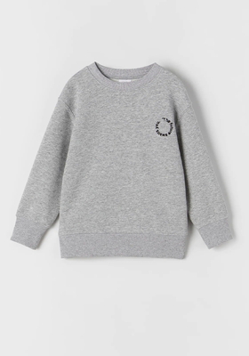 Embroidered Sweatshirt from Zara