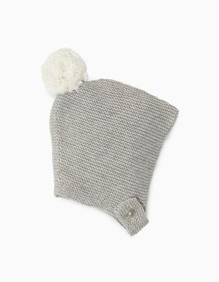 Knitted Bonnet Hat from Mori
