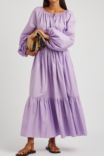 The Voluminous Crew Cotton Maxi Dress from Matteau