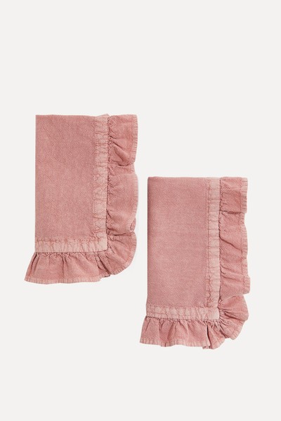 2-Pack Frill-Trimmed Napkins from H&M Home