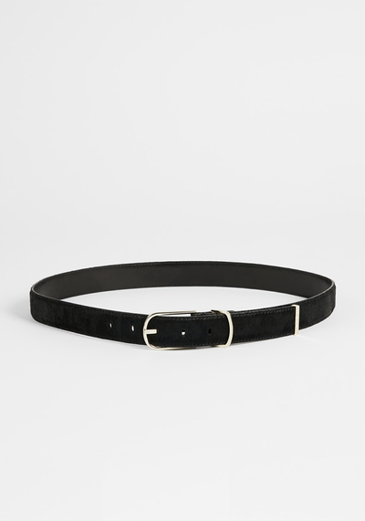 Pony Hair Buckle Belt