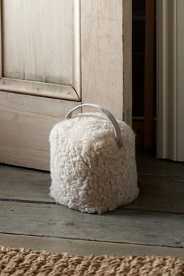 Curly Sheepskin Doorstop from The White Company