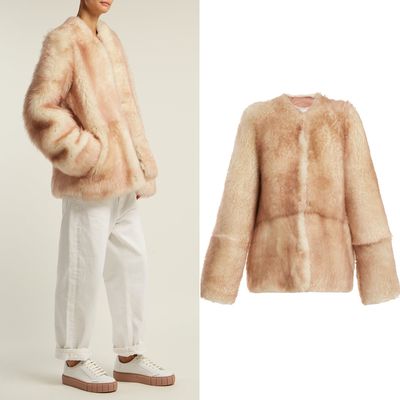 1970s Tipped-Shearling Coat