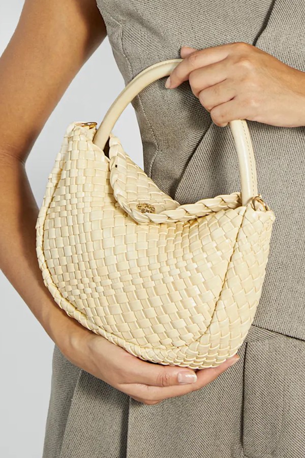 Dinideliberate Mini Woven Grab Bag from Dune London