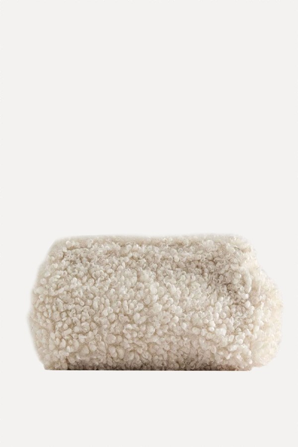 Furry Toiletry Bag from Zara