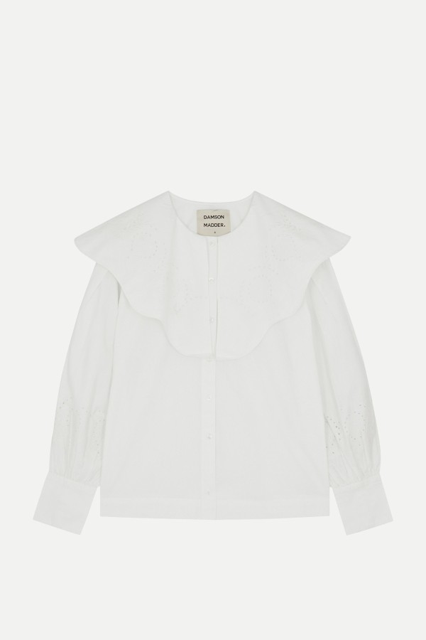 Romeo Cotton-Poplin Blouse from Damson Madder