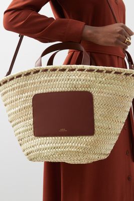 Zoe Straw & Leather Basket Bag, £227 | A.P.C