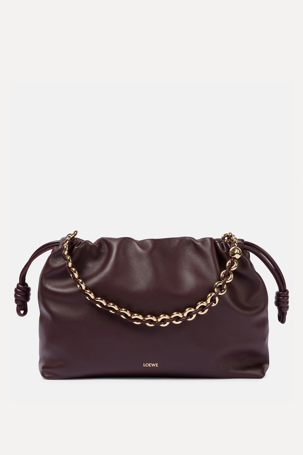 Flamenco Large Leather Clutch from Loewe