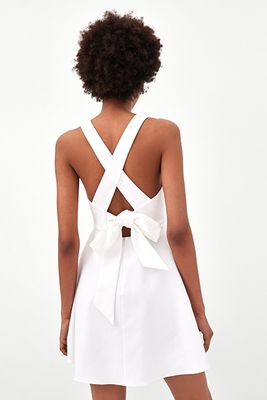 Dress With Crossover Back