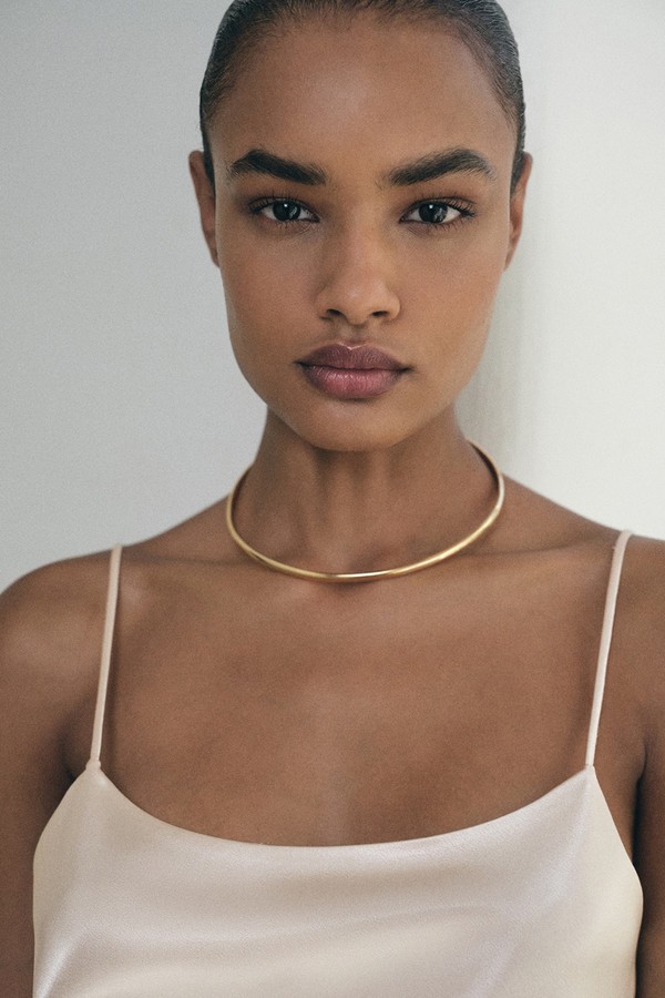 Satin Top With Straps from Mango