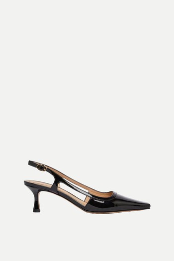 Snipped Toe Slingback