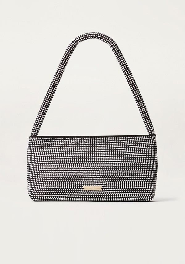 Marleigh Beaded Baguette Bag Diamante